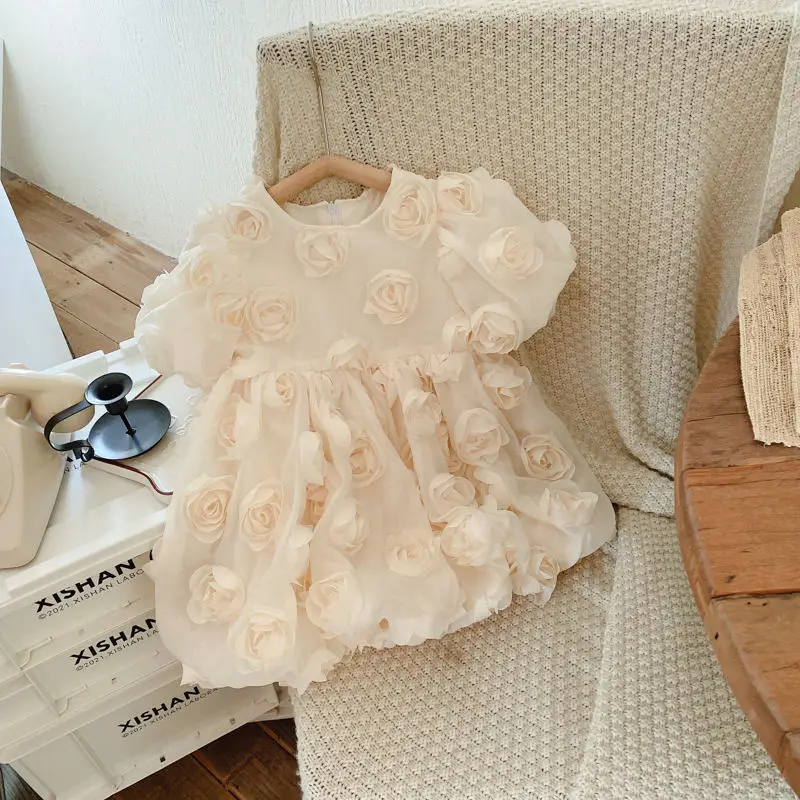 Kinder Kleidung Mädchen Blume Prinzessin Kleid Mädchen Baby Dressnew Kleid In 2023 Sommer