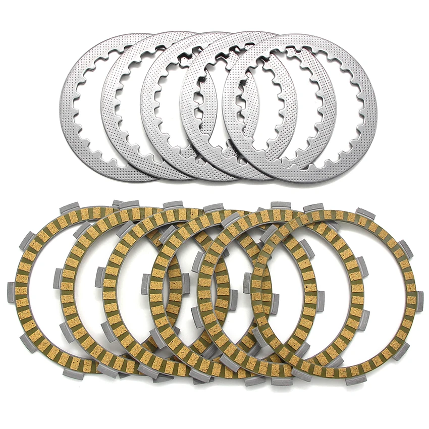 Kupplungsreibungsstahlplatten-Set 21V‑16321‑00 1HX‑16331‑00 Passend für Yamaha FZR250 Genesis FZR250R FZX250 Zeal Motor Kupplungsscheiben-Set – Detail 7