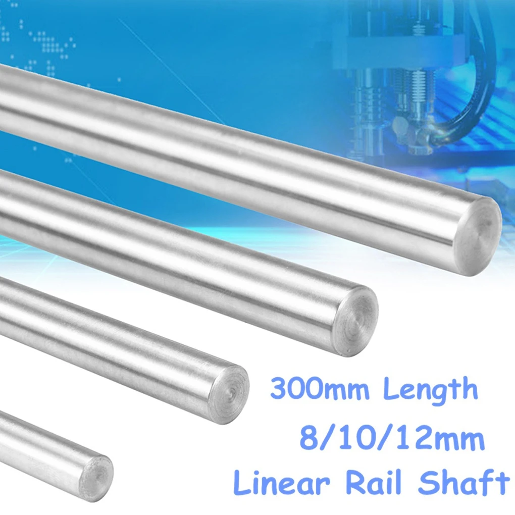 

3D Printer Axis Rod Steel Linear Rail Shaft 3D Printer Accessory 500mm Length 8mm Diameter