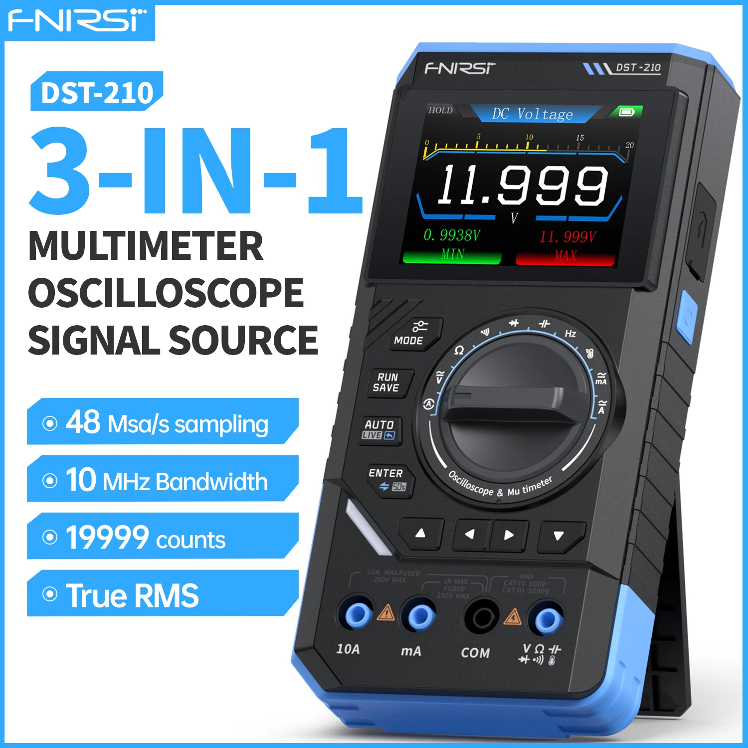DST-210 et DST-201 Outil de réparation de type cadran 3 en 1 Diagnostic et détection de défauts automobiles