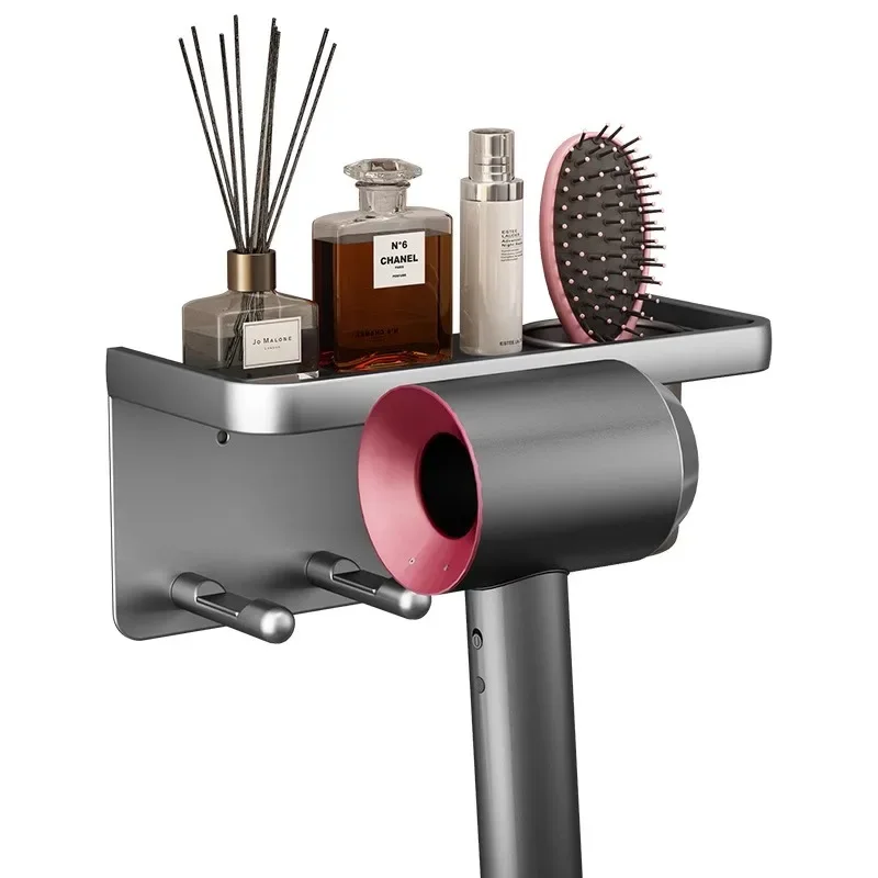 Toothbrush shelf No punching gun ash Bathroom mouthwash cup Brushing cup storage