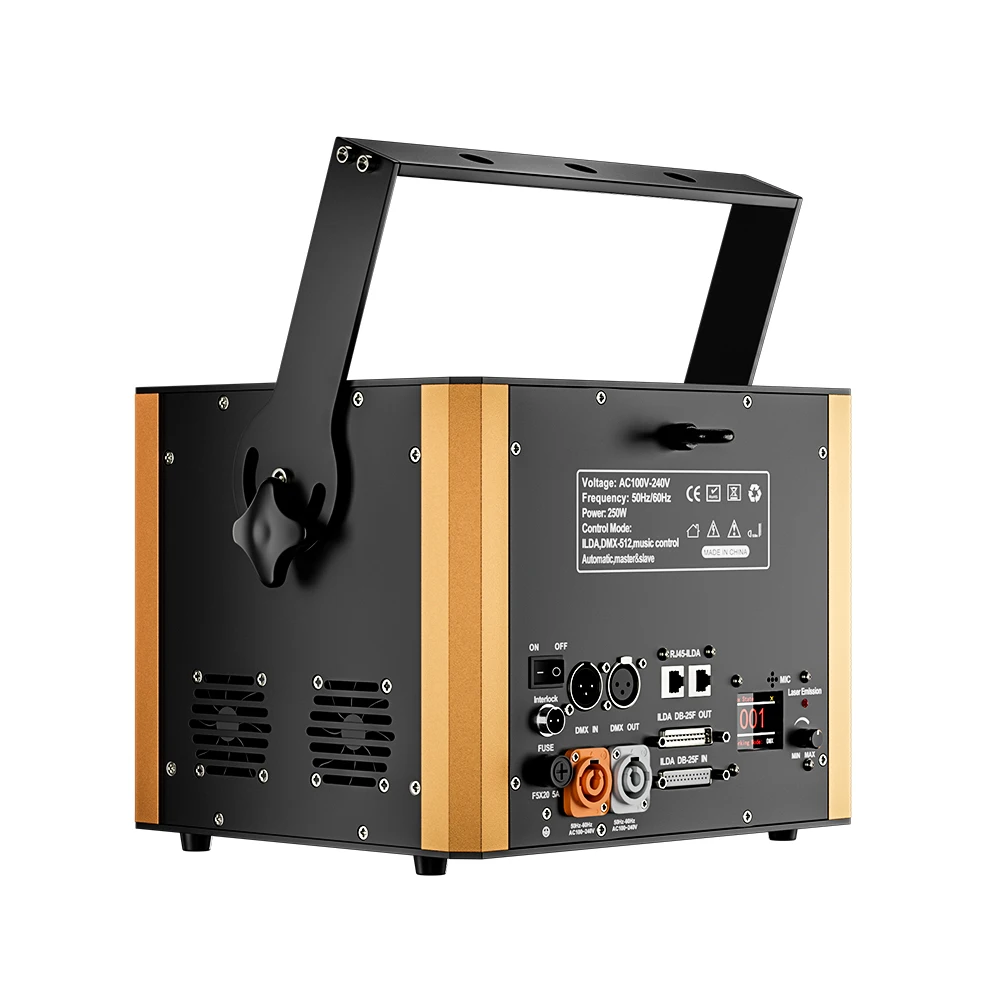 CONSTELLASER 20KPPS 6W High Frequency RGB Animation Laser Light Multiple Pattern Effects ILDA Mode For DJ Disco Concert