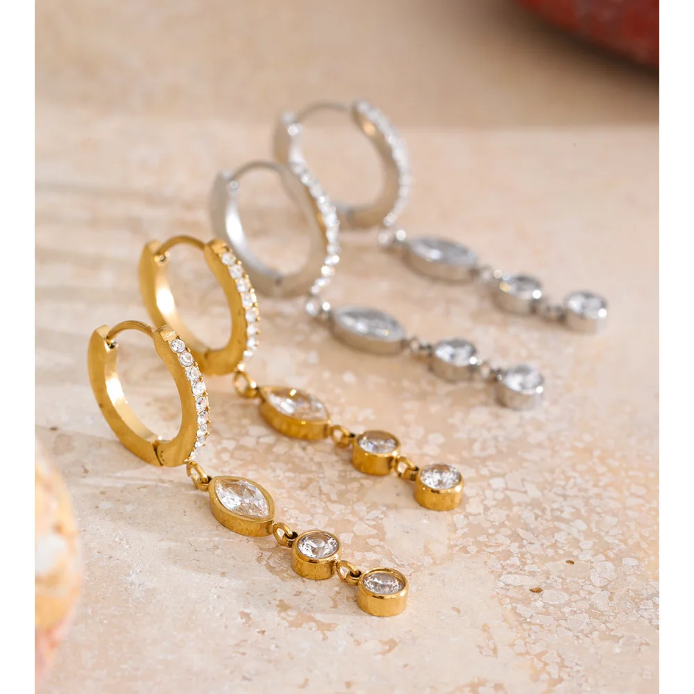 Thumbnail 2 - #22 Latest Dangle Chain Earrings Offers