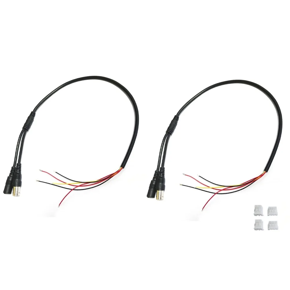 Anti-Interference BNC DC Connector Security Camera Setup 2-pin Terminal 3-pin Terminal 60cm Length Connector Versatility