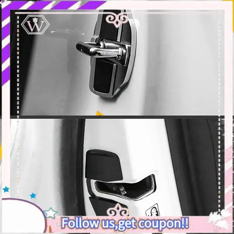 Easy To Use 8 Sets Car Door Lock Protector For-Toyota Land Cruiser LC200 Corolla Yaris
