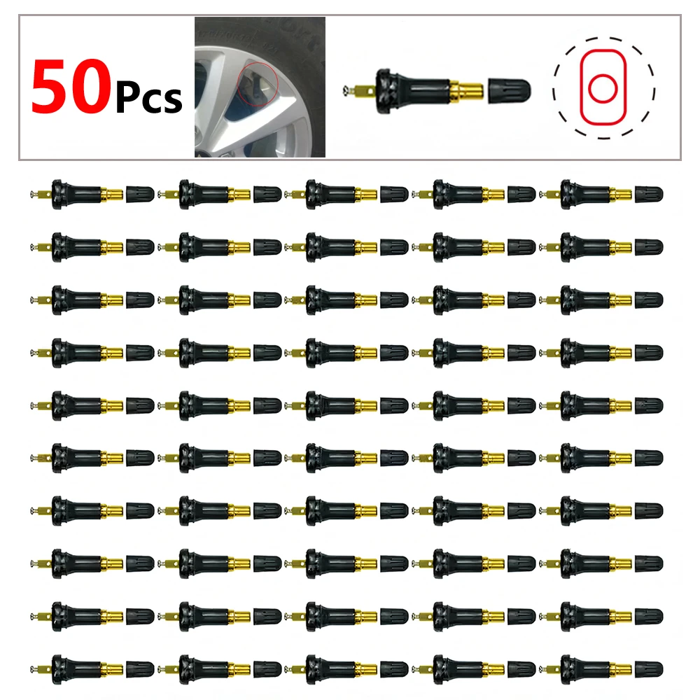 

50 шт. TPMS датчик давления в шинах резиновый стержень клапана для GM-930A GMC Cadillac Chevy автомобильные аксессуары высокое качество