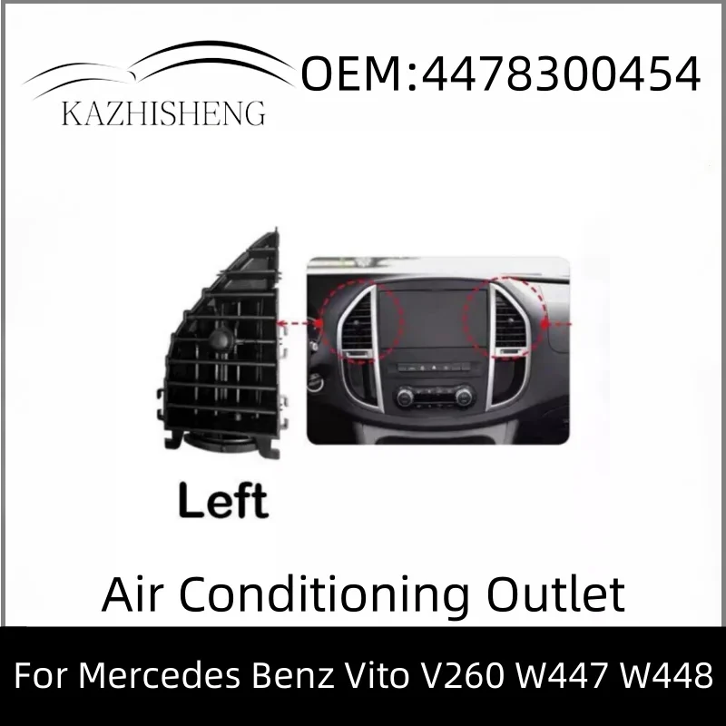 

4478300454 Left Instrument Panel Air Conditioning Middle Air Outlet For Mercedes Benz Vito V260 W447 W448
