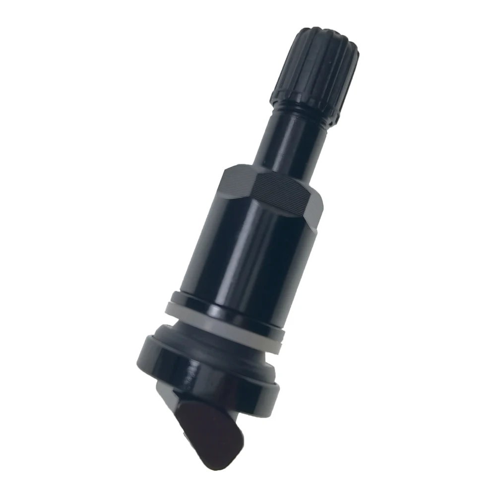 TPMS-43H zawór TPMS czujnik ciśnienia w oponach zawory metalowe czarne koła dla mercedesa Audi Jaguar Land Rover Volkswagen Volvo Honda