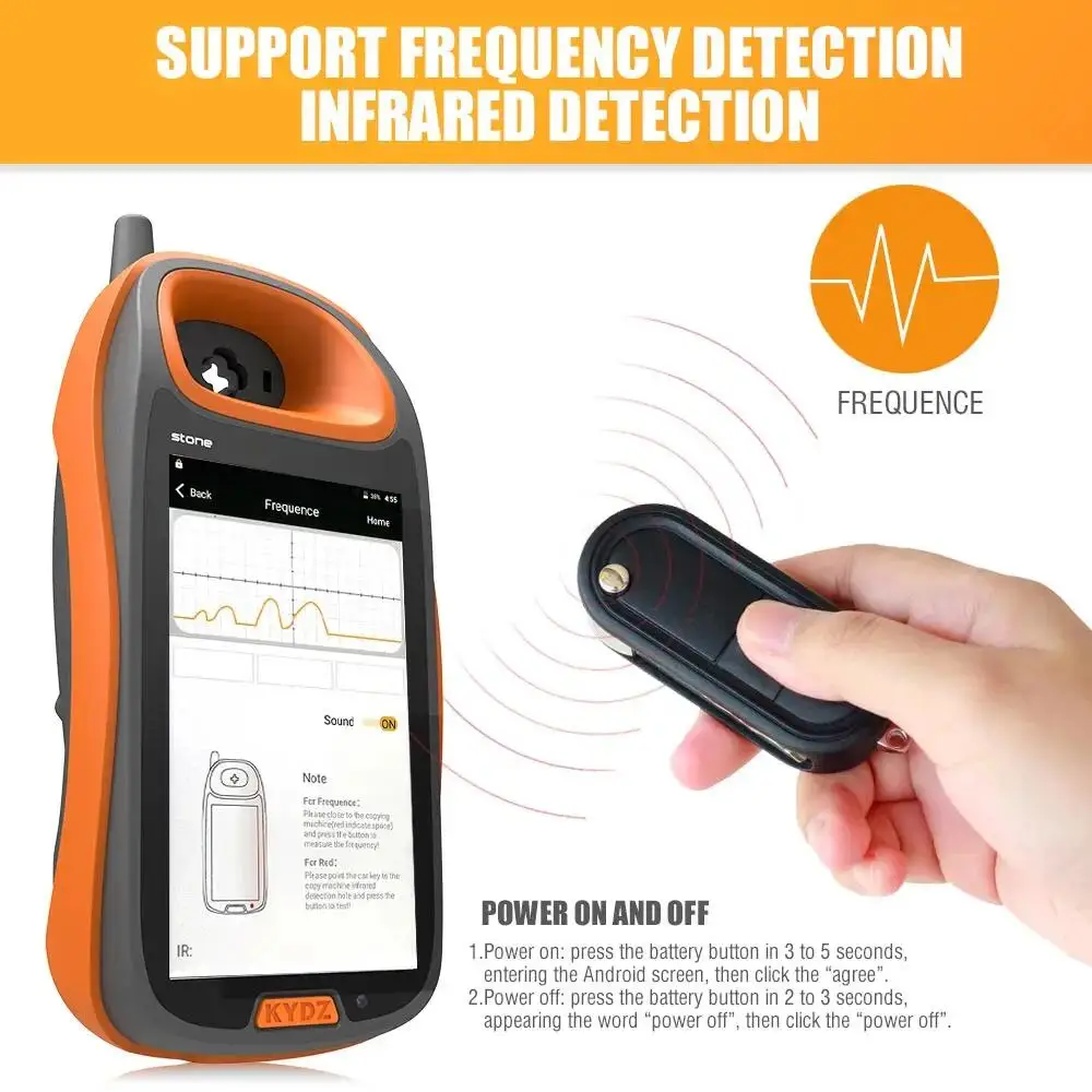 KYDZ Smart Key Programmer Remote Smart Card Android Handheld Identification Copy Generate Chips Anti-theft Data write Key