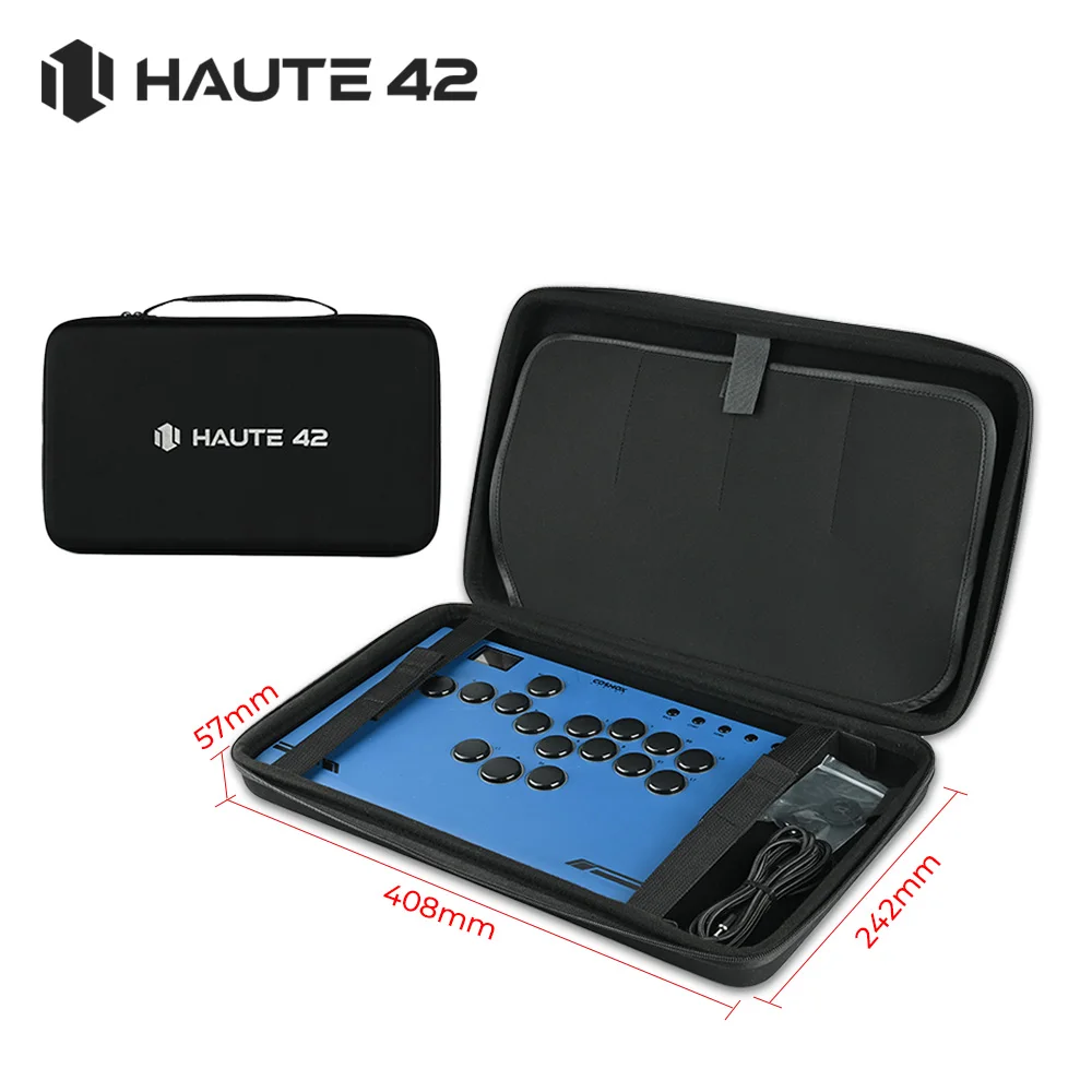 Haute42 Portable Carrying Bag For Leverless Hitbox Controller Protective Cover Case Stickless Arcade Controller Storage Bag