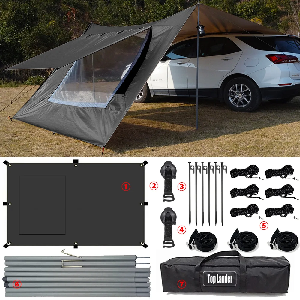 Black Tarp Set