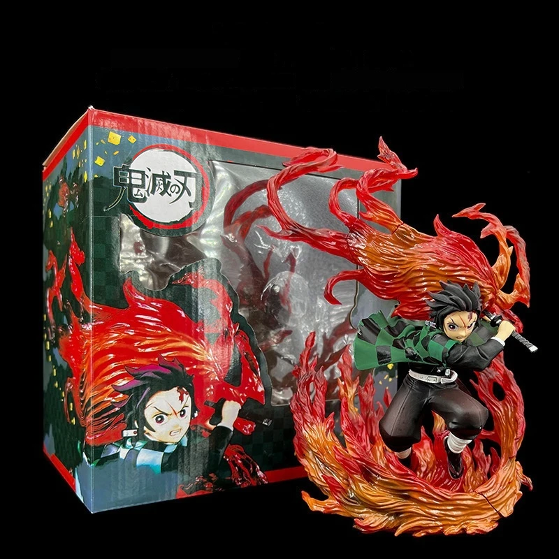 22cm Kimetsu No Yaiba Figurka anime Figuarts Zero Tanjiro Kamado Hinokami Kagura Figurka akcji Demon Slayer Figurka Model Prezenty