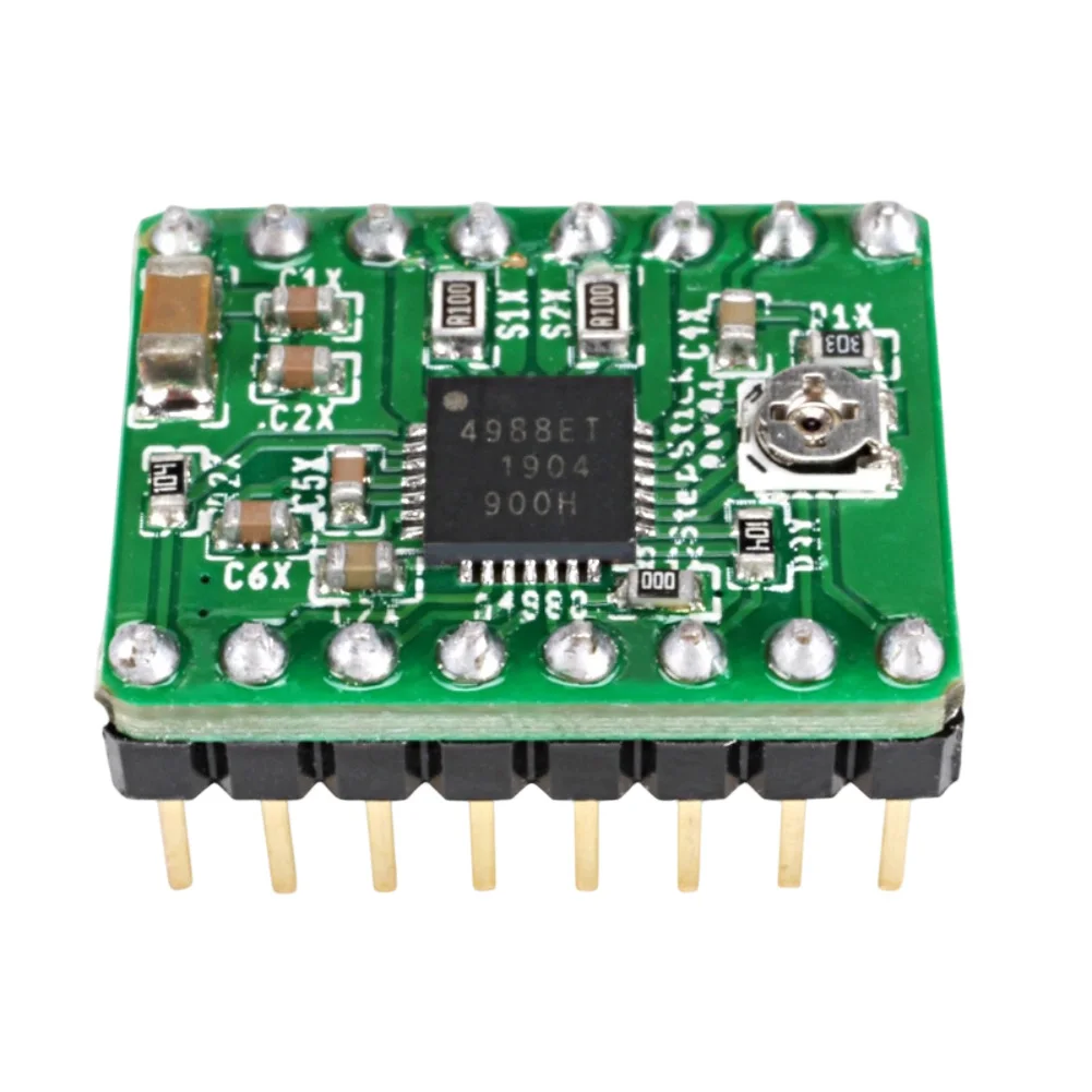 

Automatic Current Decay A4988 Driver with Low Resistance and Heat Dissipation Features for Stepper Motor Applications