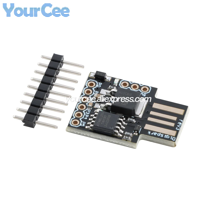 10 قطعة/1 قطعة ATTINY تطوير مبرمج لوحة تركيبية ل ATtiny13A/ATtiny25/ATtiny45/ATtiny85 محرر البرمجة مايكرو Usb DIP-8