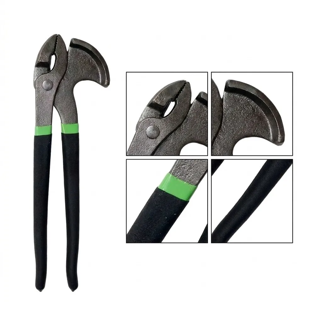 Construction Grade Nail Puller with Optimized Lever Ratio for Maximum Pulling Force 28 x 8 x 2 cm Carbon Steel