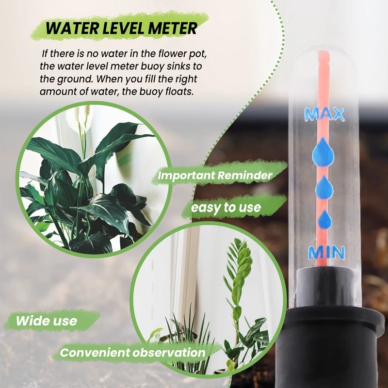 Pack Of 10 Soil Moisture Meter, 20 Cm Plant Water Level Indicator, Water Level Indicator, Soil Moisture Meter, Sensor