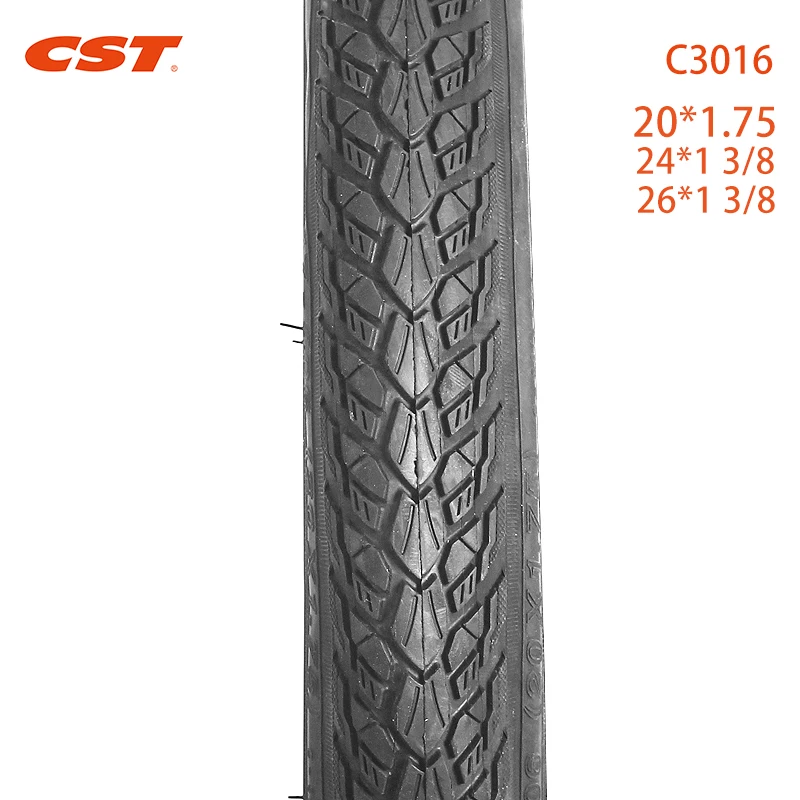 CST 20inch Mountain Bicycle tire 26x1 3/8 20*1.75 MTB Bicycle parts C3016 24 * 1 3/8 26er Pneu Bicicleta Bicycle Tyres