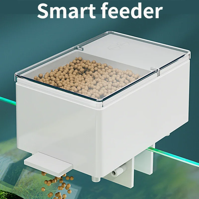 Automatic timed feeder  intelligent fish feeder for small household timed feeding of aquarium for ornamental fish and turtle