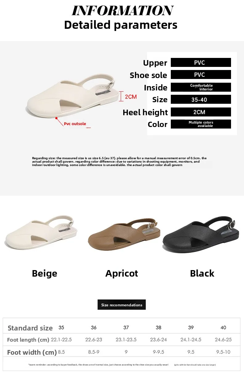 2026 Neue Damen Römersandalen mit geschlossener Zehenpartie im französischen Feen-Stil für den Sommer – Outdoor Damen Römerslides – Detail 2