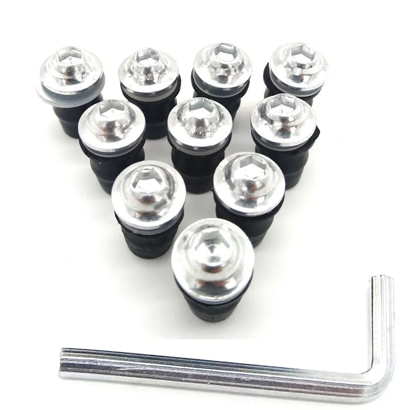 

8 Color Universal 10pcs 5mm Windscreen Deflector Windshield Bolt Screw Kit Fixed Decorative Screws For Harley motorcycle