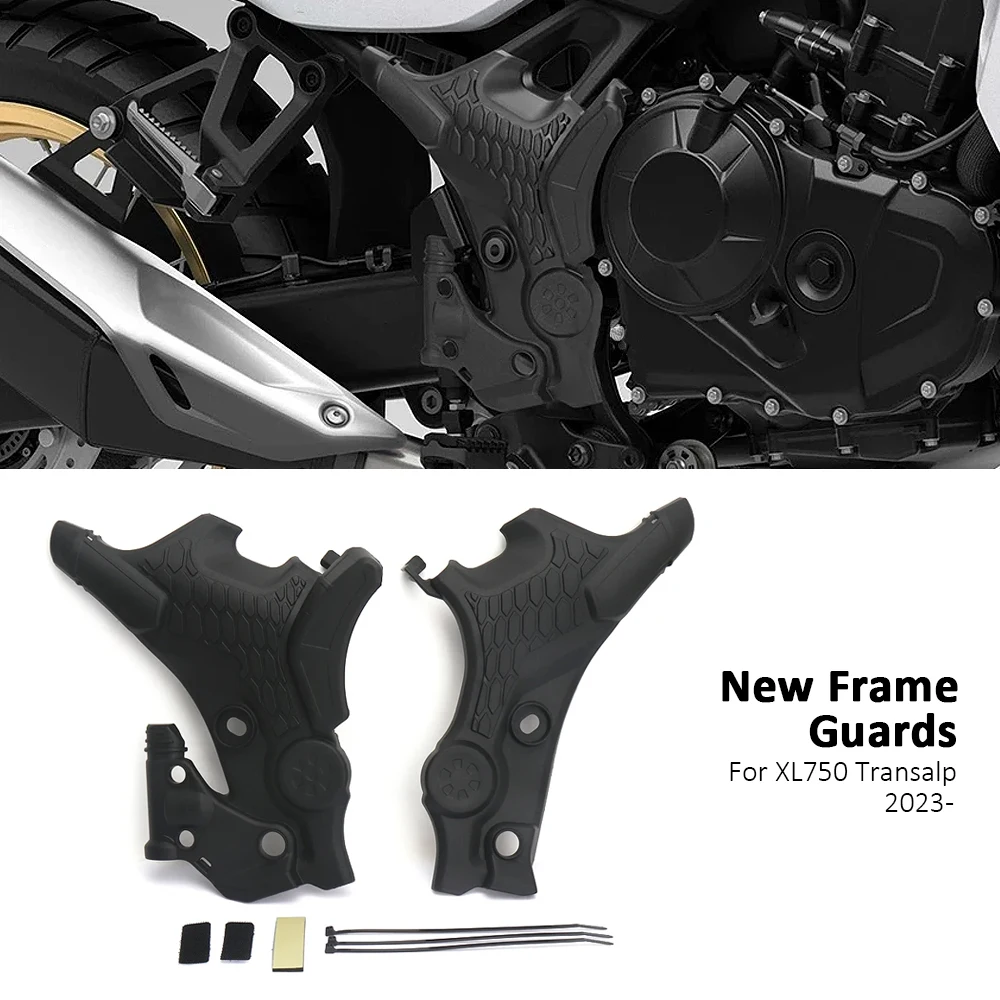 

For Honda XL750 Transalp XL 750 TRANSALP 2023 2024 Motorcycle Frame Guard Side Protection Cover Fairing Protector Panel Kit