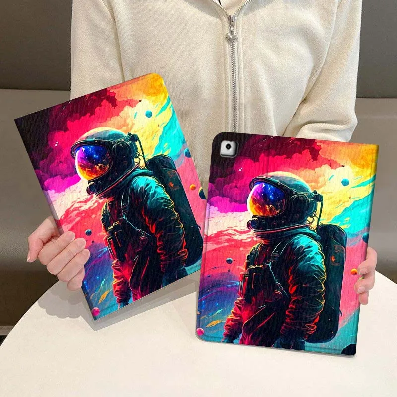 

Anime astronaut cool For iPad Pro Air Mini 1 2 3 4 5 6 7 7th 8th 9th 10th 11th 10.2 9.7 10.5 10.9 11 Tablet Case Cover