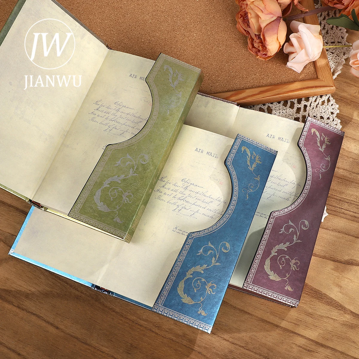 JIANWU Magic Note Series A6 Magnetic Claspvintage Sunflower Cover Coloring Page Notebook Creative Student Supplies Stationery