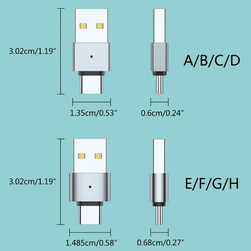 Универсальный адаптер USB 3,0 «папа»-«папа» Type C «папа», 1 шт.