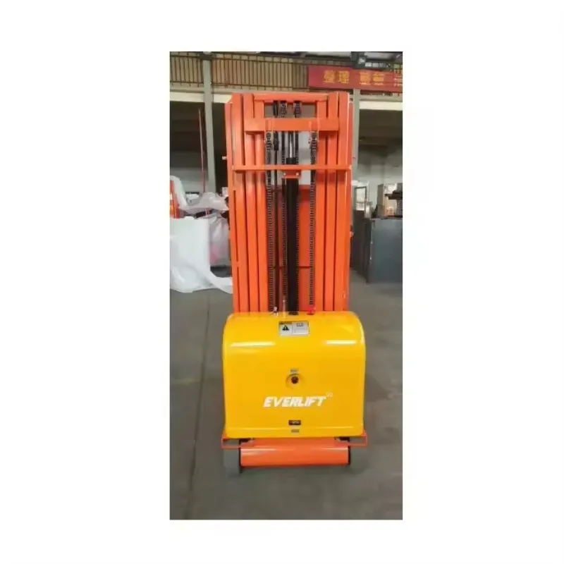 Customized Brand Narrow Aisle Scissors Lift Full Electric Aerial Order Picker With Lead-acid Battery Elevated Work Platform