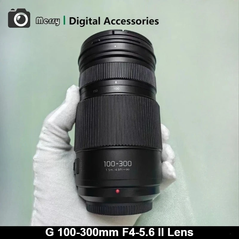 

95%New Genuine G VARIO 100-300mm f/4-5.6 II POWER OIS Lens For Panasonic zoom telephoto lens ﻿Micro Four Thirds SLR Camera