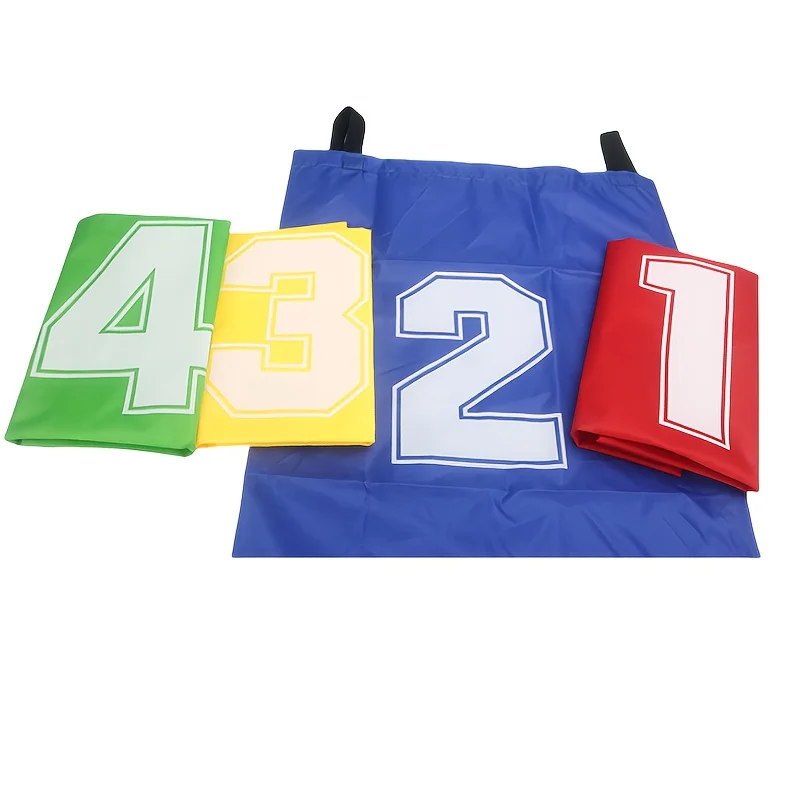 4pcs Canvas Potato Sack Game Bags Durable Kangaroo Jumping Bags for Outdoor Lawn Games Family Interactive Sports Sense Training view 4