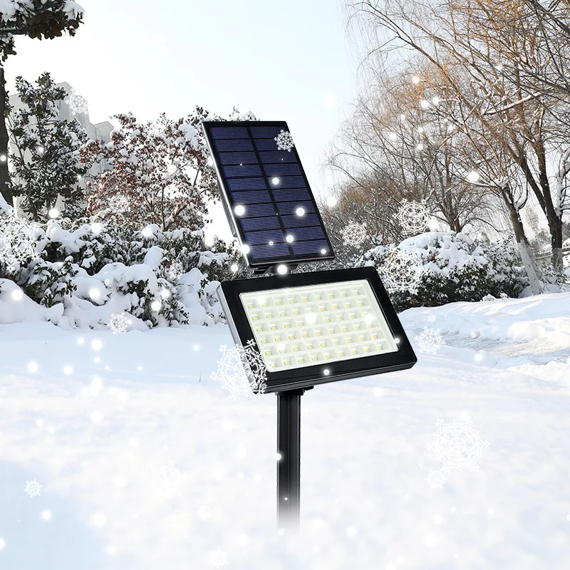 54LEDS Solar Spotlight 3000K 6000K Outdoor Garden Street Lamp for Tree Decor Waterproof Landscape Pathway Solar Power Wall Light