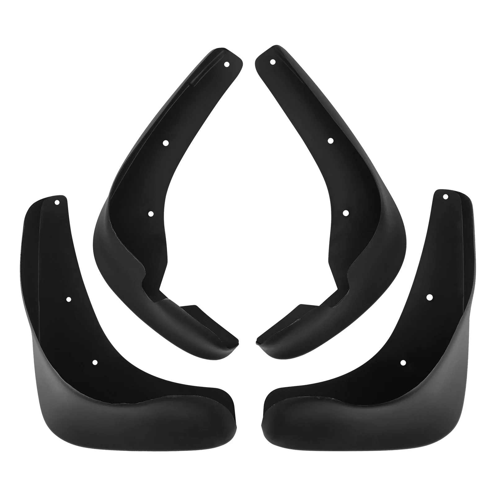 For Citroen Picasso 2004-2014 car mudguard modification,Mudflaps Front Rear Flares Splash Guards Cover Car Accessorie - Image 5