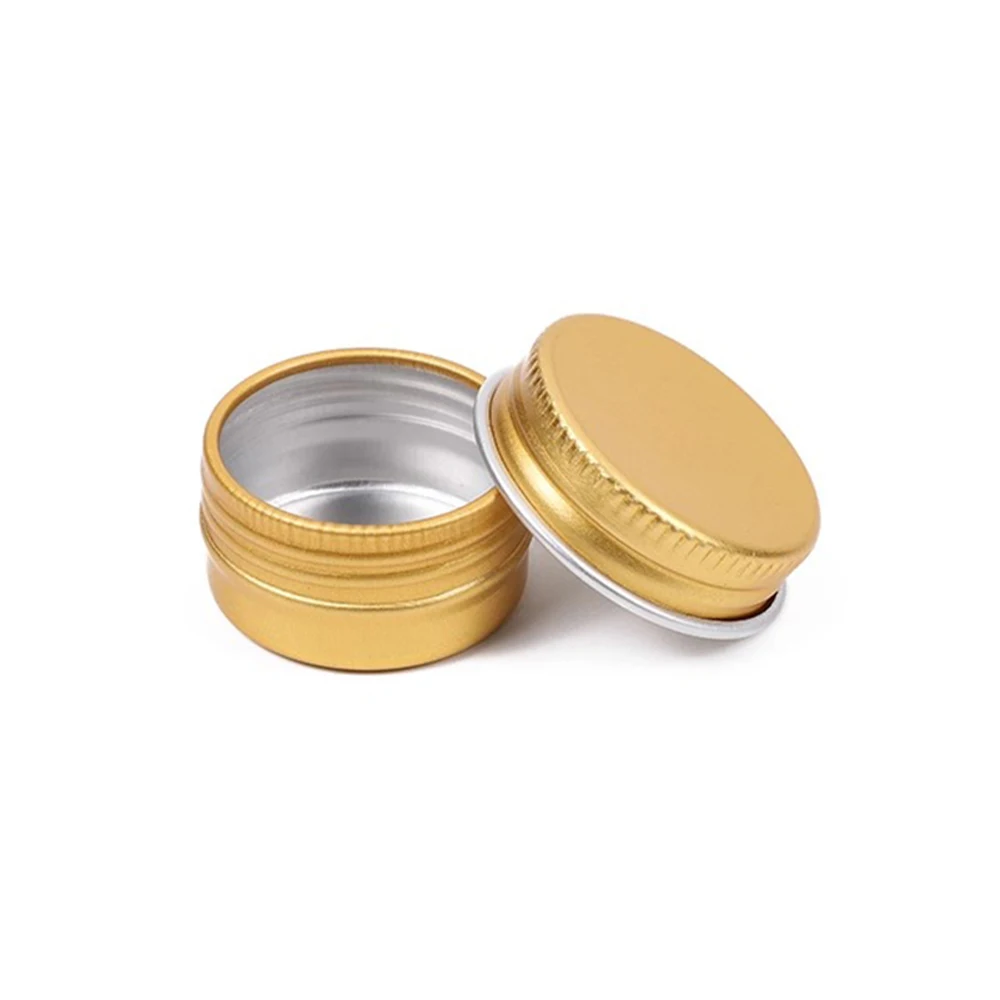 Tarros vacíos de aluminio para crema facial, envases de Metal para maquillaje cosmético, 5g, 10g, 15g, 20g, 30g, 50g, 60g, 50/100/200 piezas