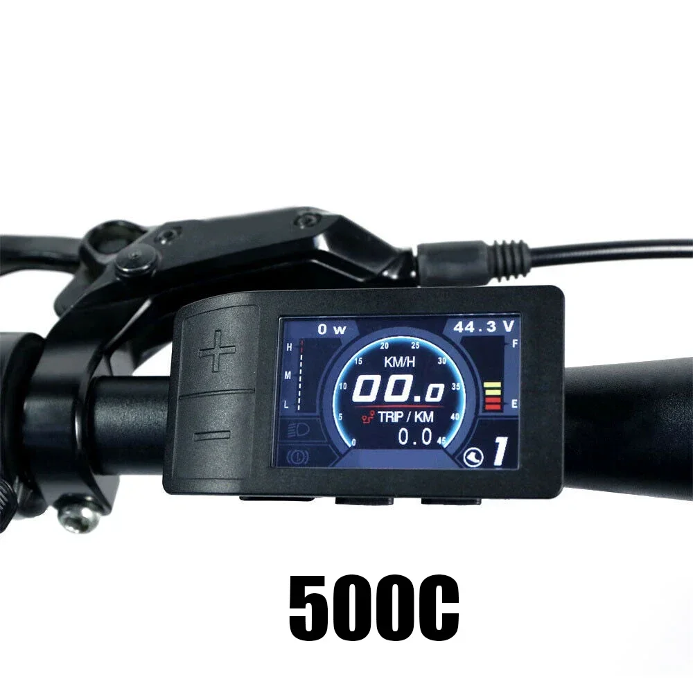 

EBike Display 24V 36V 48V Electric Bike Computer 500C Color Display Electric Bicycle Speedometer For BAFANG Motor UART Protocol