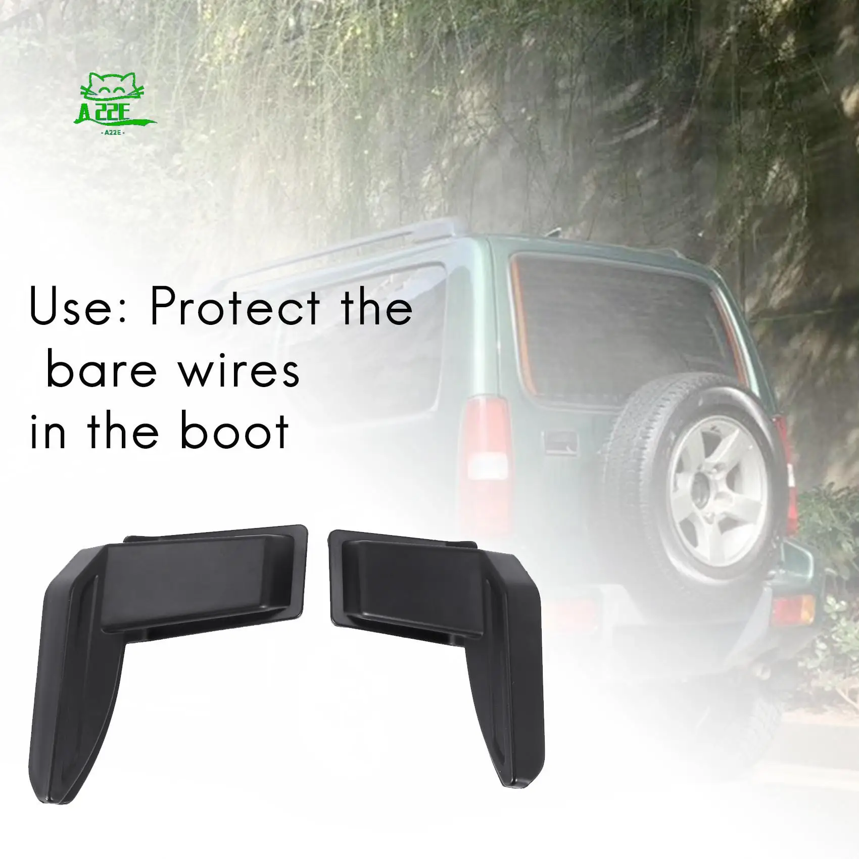 A22E-1 Set Of 2 For Jimny JB64 Jimunishiera JB74 Demister Cover Protective Accessories Boot Guard Wire Car Accessories