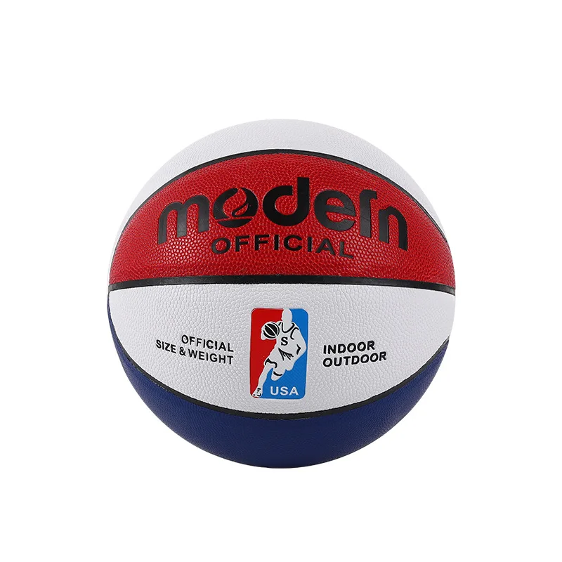 1 قطعة كرة السلة المطاطية المهنية لسطح متين محبب Skidproof الكرة التدريب مباراة الحجم القياسي الوزن الرياضة في الهواء الطلق