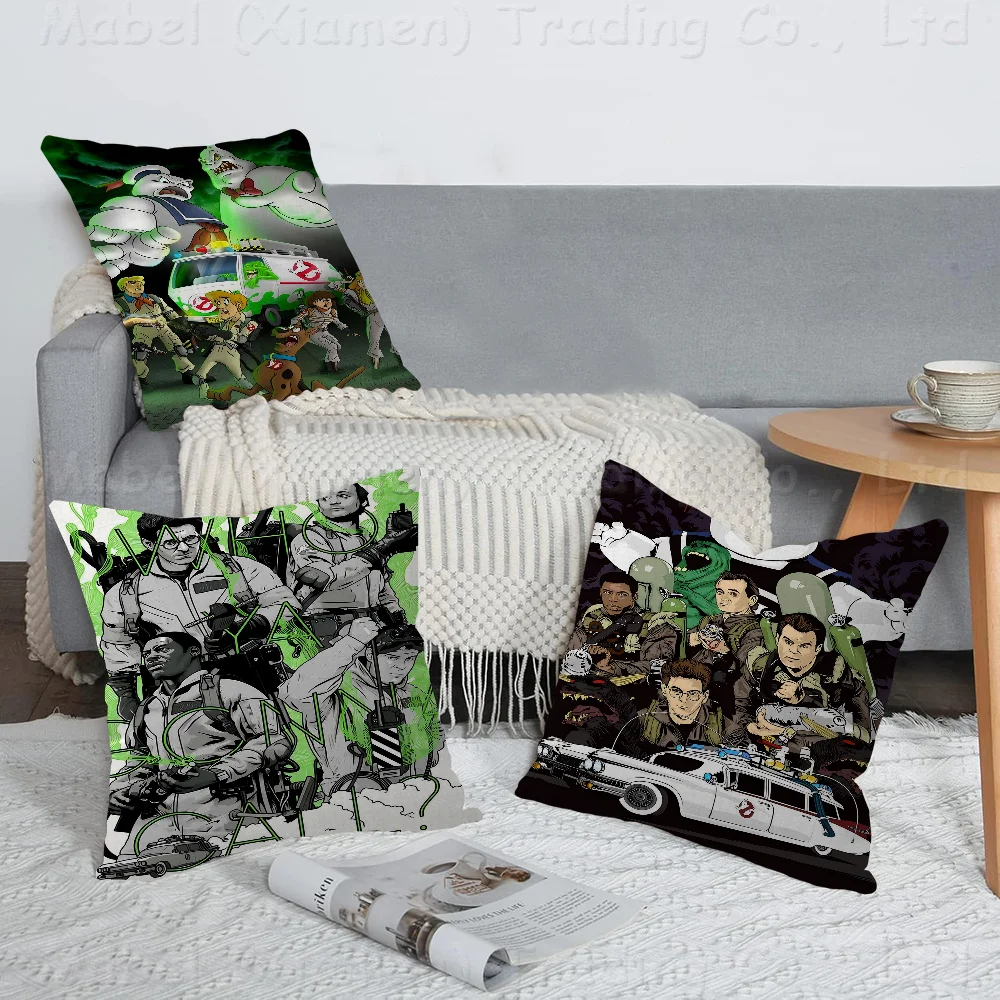 American Movie Ghostbusters Pillow Gift Home Office Decoration Pillow Bedroom Sofa Car Cushion CoverPillow Case