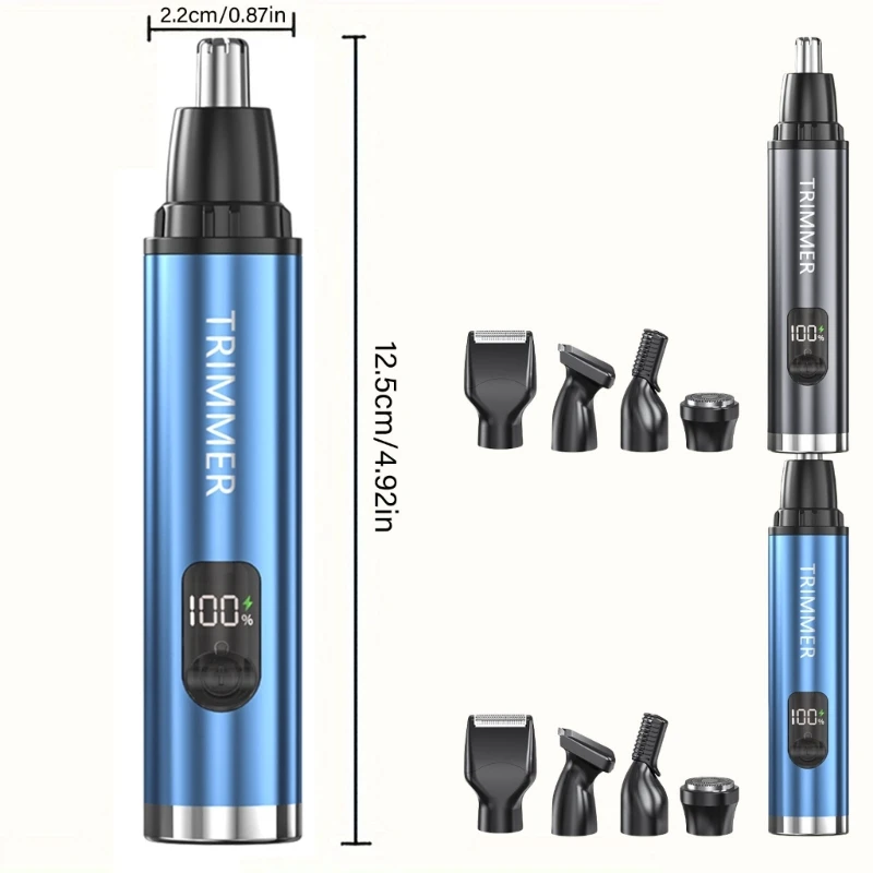 ماكينة حلاقة اللحية 5 في 1 ماكينة حلاقة مضادة للماء ماكينة حلاقة شعر الأنف ماكينة حلاقة اللحية الكهربائية جهاز تهذيب كهربائي