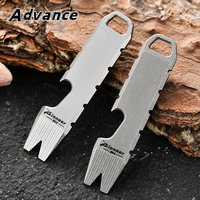 1pc Titanium Alloy Keychain Gadget Accessories Outdoor EDC Tool Titanium Opener