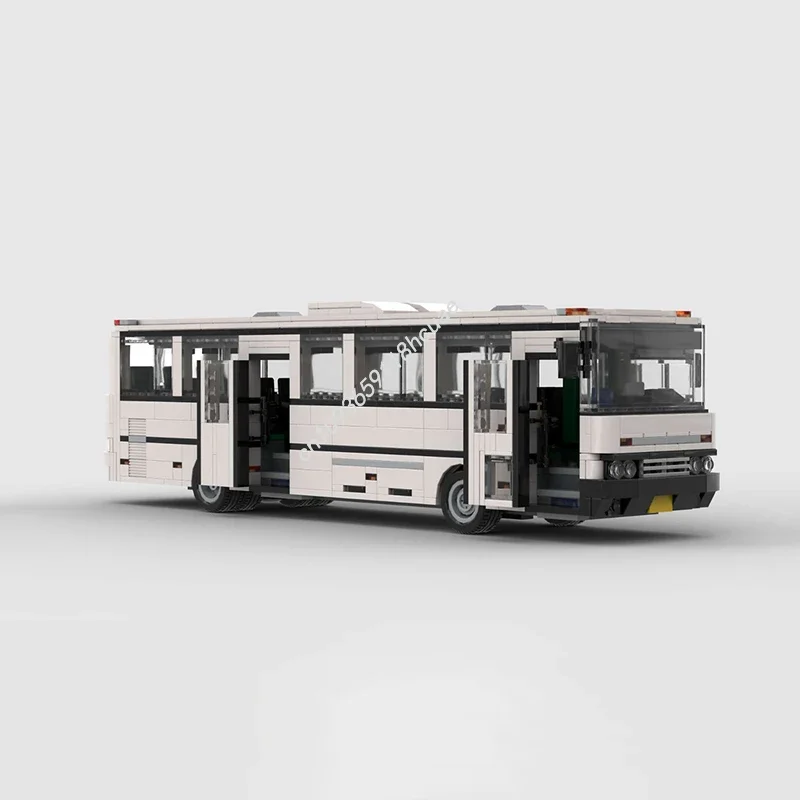 مجموعة بناء نموذج حافلات المدينة إيكاروس 256.22V1، 1173 قطعة، مكعبات بناء إبداعية تعليمية، هدية للأطفال، لعبة تركيب ذاتية الصنع