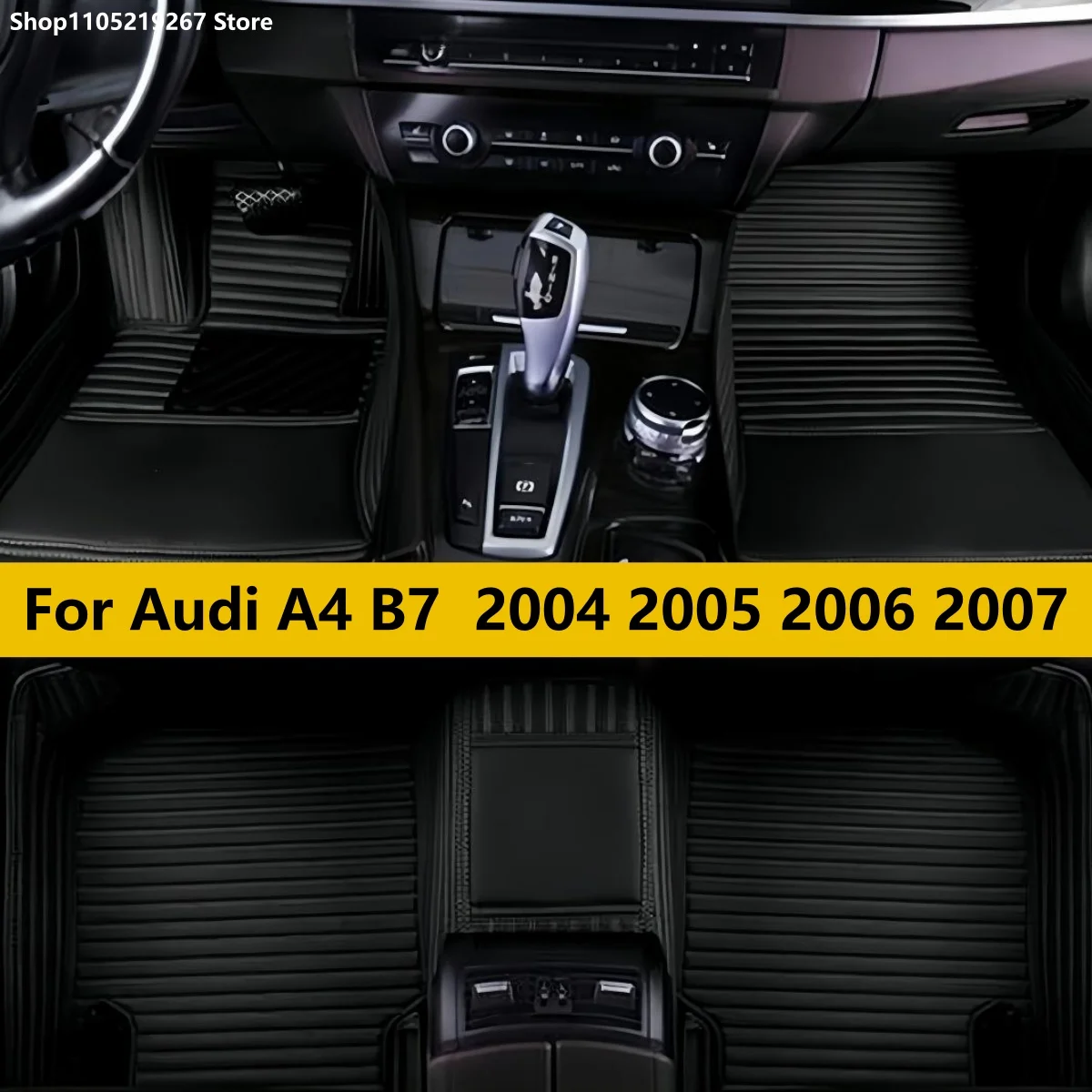 

Custom Car Floor Mats For Audi A4 B7 2004 2005 2006 2007Auto Carpets Foot Coche Accessorie
