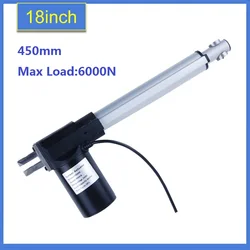 18inch 450mm stroke Electric linear actuator DC motor 12V 24V 5/10/16/25mm/s Heavy Duty600/400/150/100Kg for recliner chair sofa