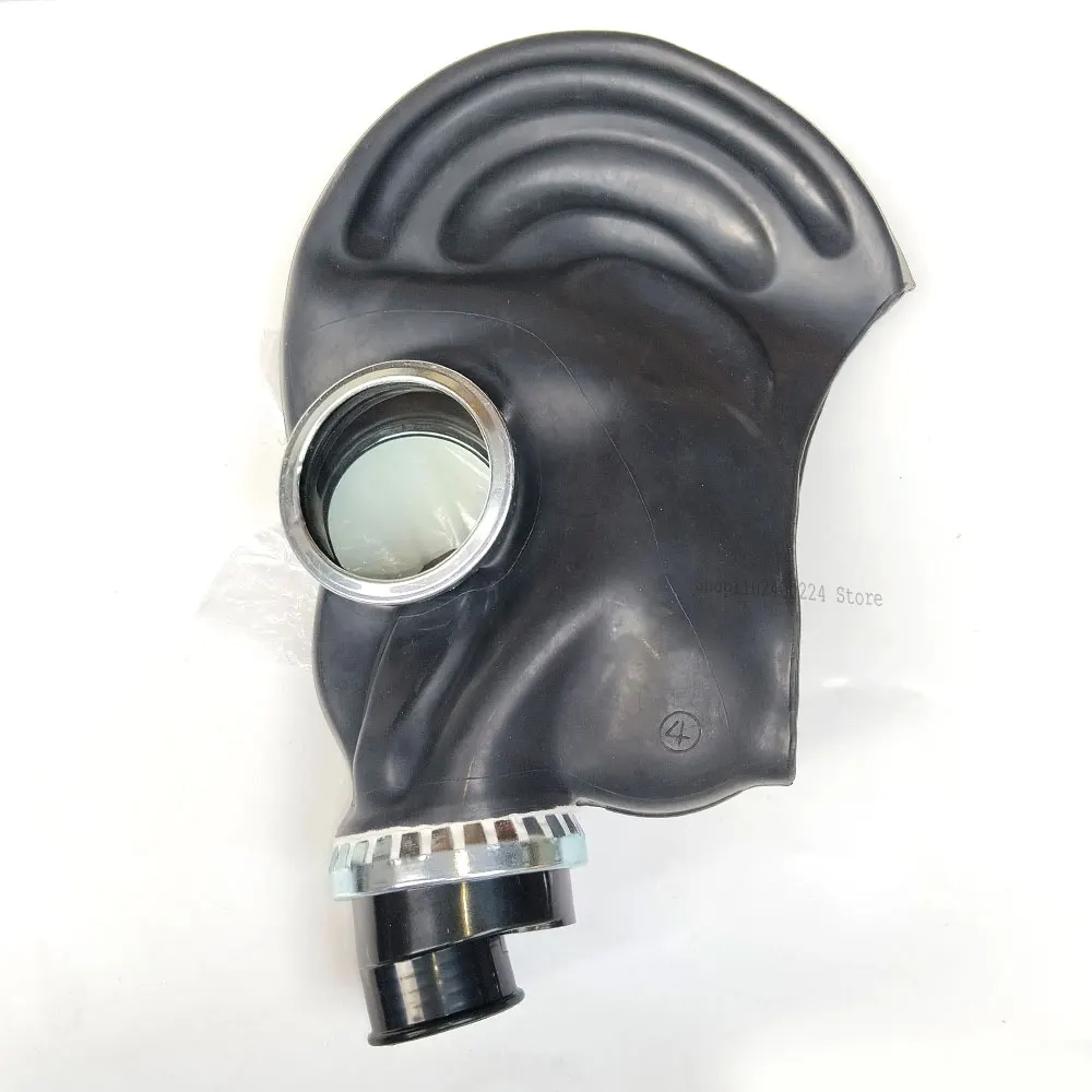 64 نوع متعدد الأغراض قناع الغاز الأسود الكامل تنفس السلامة قناع الوقاية الكيميائية اللوحة رذاذ المبيدات قناع المطاط الطبيعي