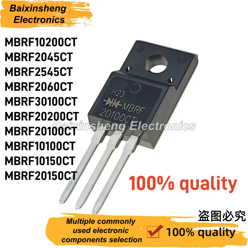 10  MBRF10200CT MBRF2045CT MBRF2545CT MBRF2060CT MBRF30100CT MBRF20200CT MBRF20100CT MBRF10100CT MBRF10150CT MBRF20150CT TO-220F