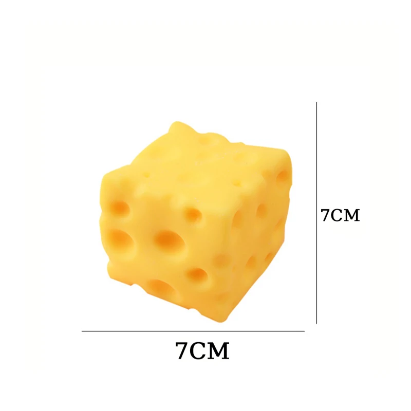 Riesiges Käse-Quetschspielzeug, extra große Größe, Käse-Squishy-Fidget-Spielzeug, langsam zurückfedernder, formbarer Entspannungsball für Erwachsene, Geschenke