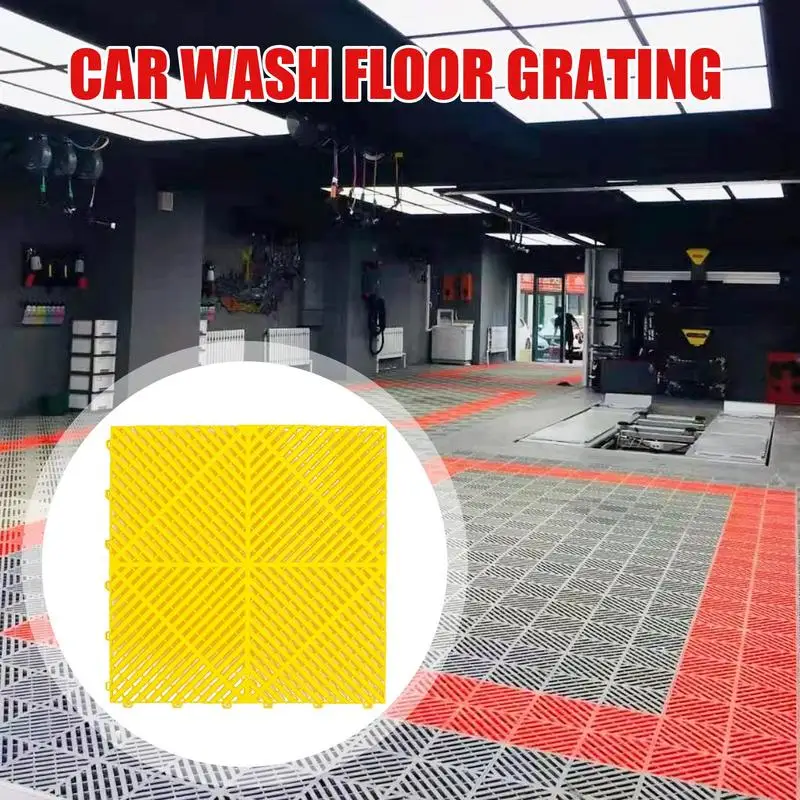 

Car Wash Grille Outdoor Drain Cover Floor Mat Floor Grid Plate Vehicle Washing Supplies Garage Floor Tiles for Floors Car Wash