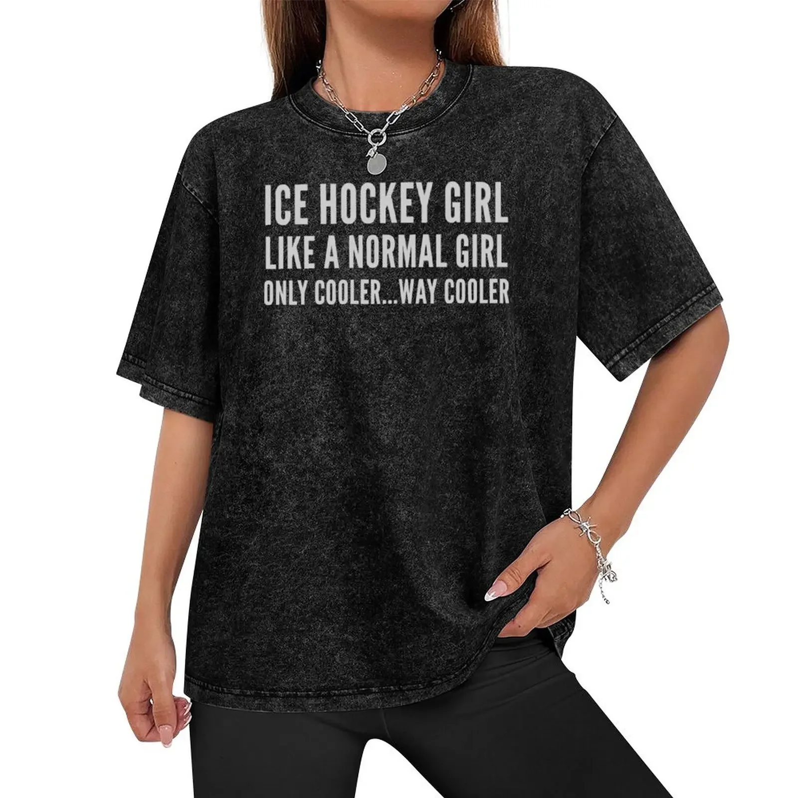 Ice Hockey Girl Definition Funny Sassy Sports T-Shirt anime figures graphic t shirt vintage plus size tops mens tall t shirts