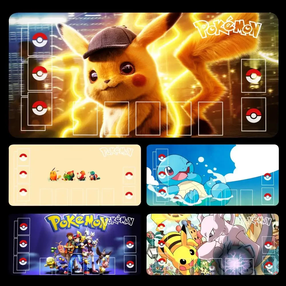 

Anime P-Pokemon-n Mousepad Large Gaming Mouse Pad LockEdge Thickened Computer Keyboard Table Desk Mat