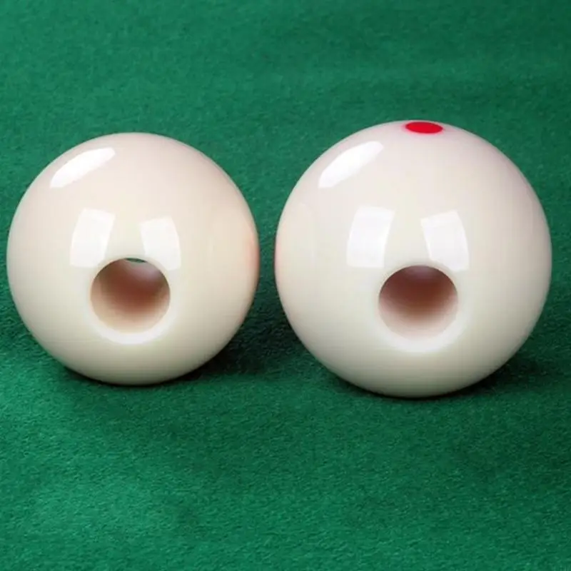 

Billiards Cue Ball with Hole Training Ball Perforated Billiard Strokes Exerciser